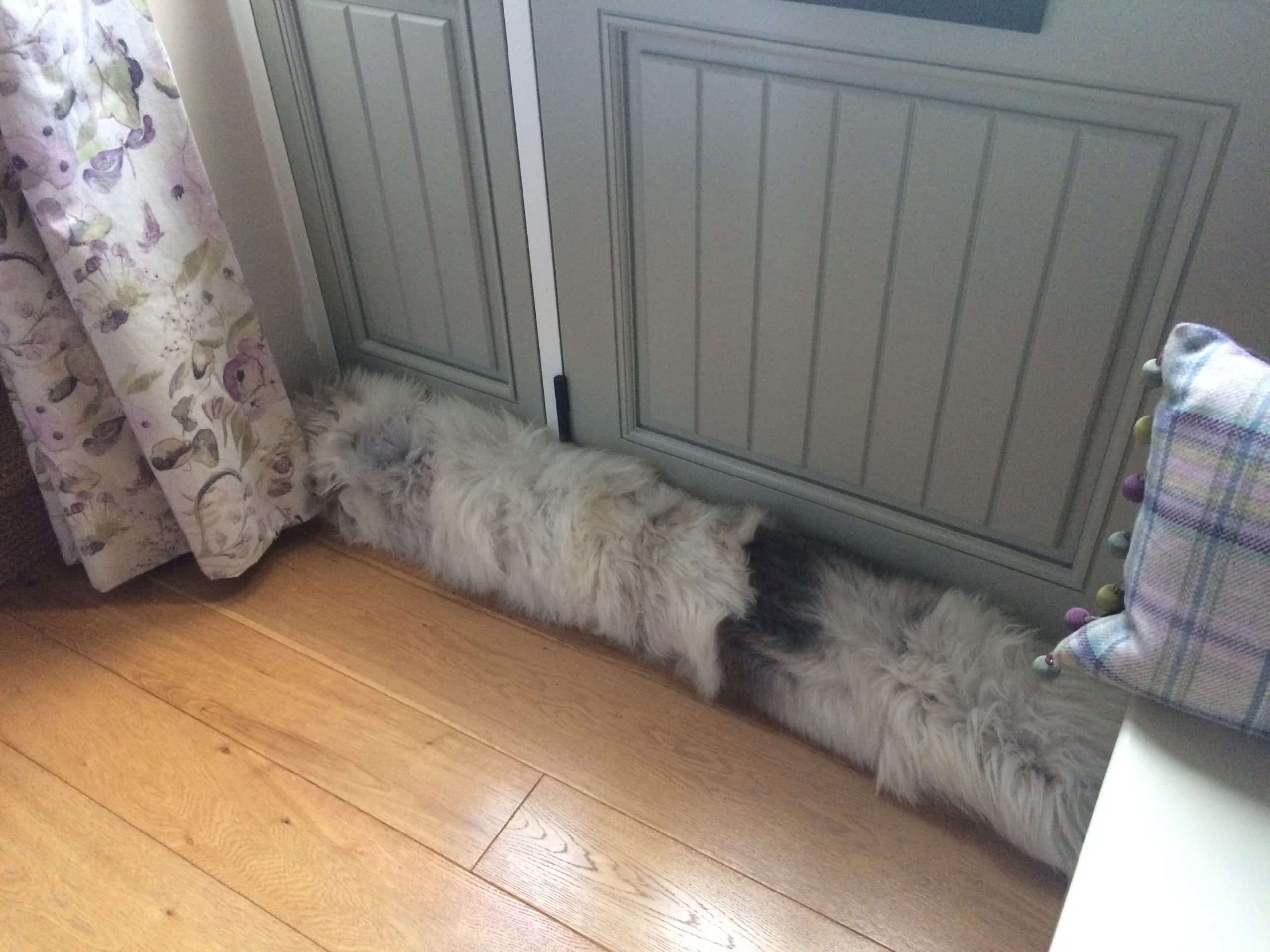 Bespoke Sheepskin Draught Excluder - Bespoke Sheepskin Furniture and Home Accessories