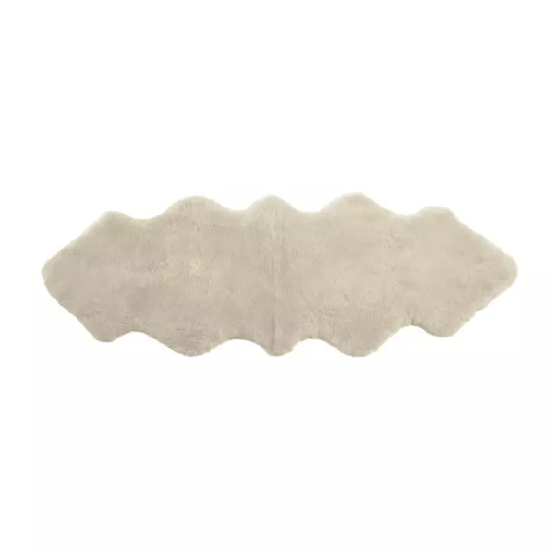 Boucle Sheepskin Rug in Oatmeal - Double
