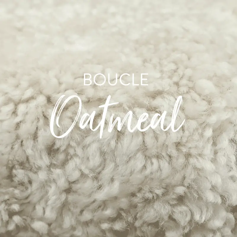Oatmeal Boucle Sheepskin Swatch