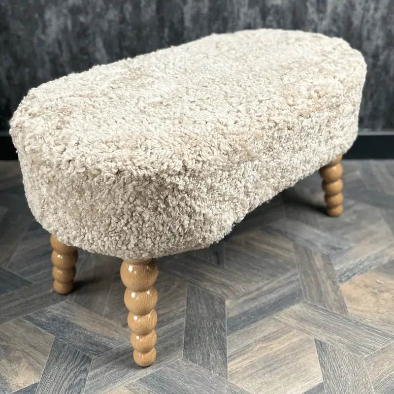 Bobbi Sheepskin Tuffet for Two Bobbi Sheepskin Tuffet for Two