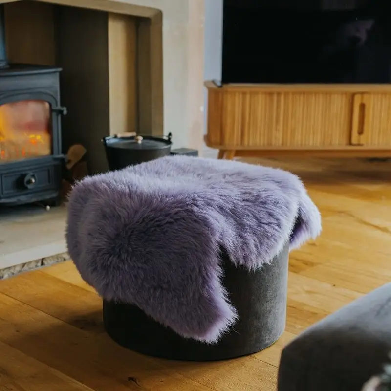 Lilac Sheepskin Rug