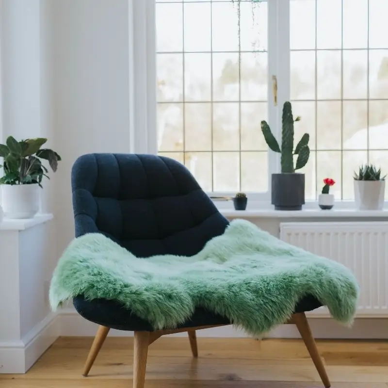 Sage Sheepskin Rug