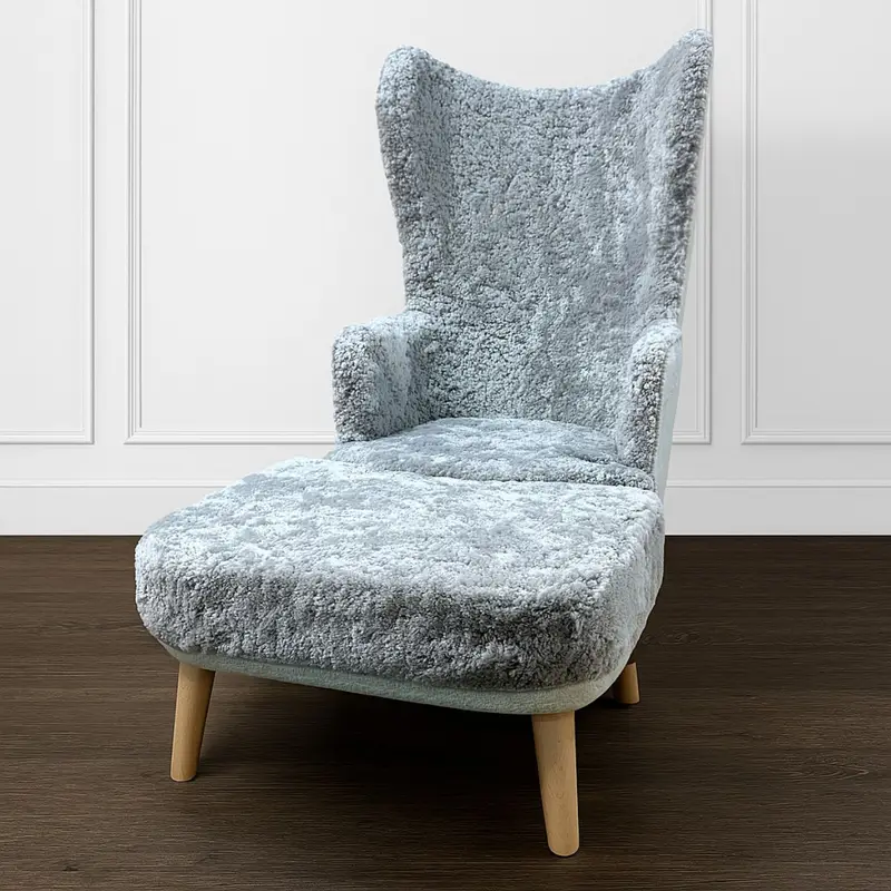 Cagney and Lacey in Cloudy Boucle Sheepskin