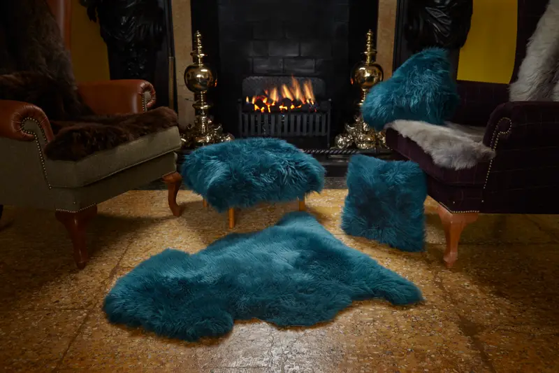 Decorating with sheepskin this autumn