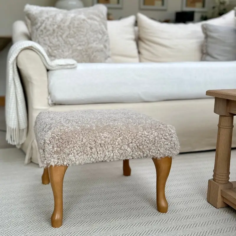Grace Sheepskin Footstool