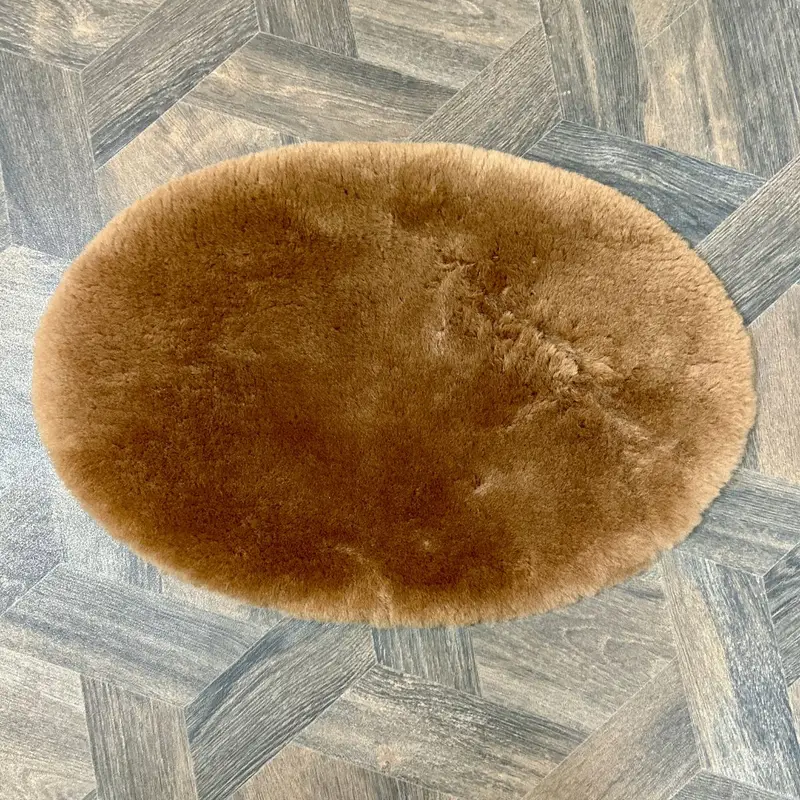 Sheepskin Meditation Pad Copper