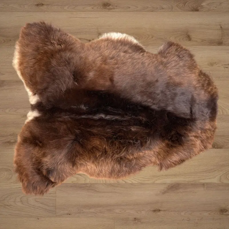 Torwen Badger Face Welsh Mountain Sheepskin Rug