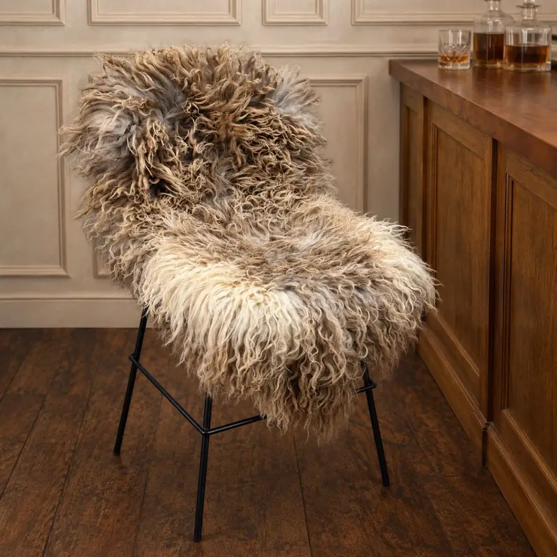 Austrian sheepskin rug